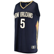 Load image into Gallery viewer, 5-Trevon Bluiett New Orleans Pelicans  Jersey - Icon Edition - Navy