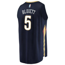 Load image into Gallery viewer, 5-Trevon Bluiett New Orleans Pelicans  Jersey - Icon Edition - Navy