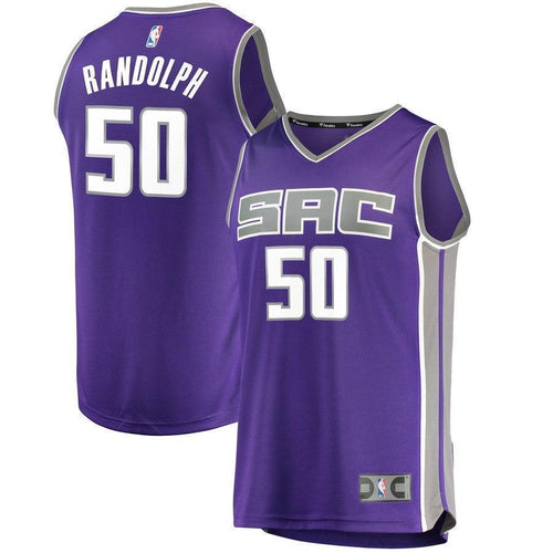50-Zach Randolph Sacramento Kings  Jersey Purple - Icon Edition