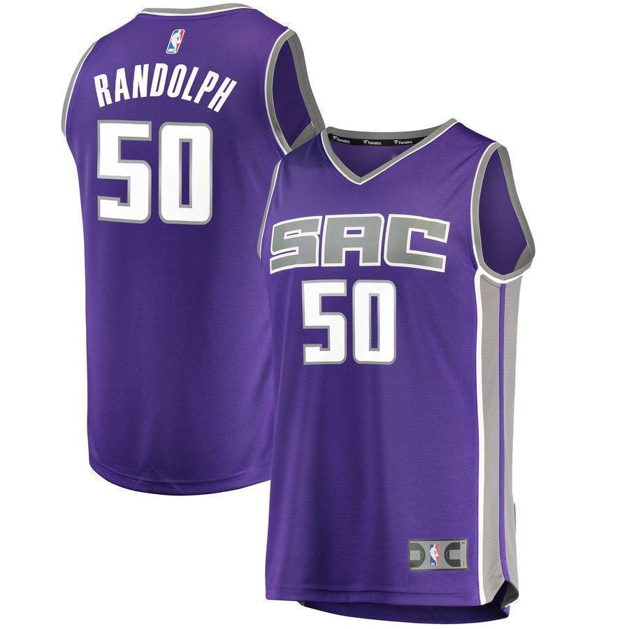 50-Zach Randolph Sacramento Kings  Jersey Purple - Icon Edition