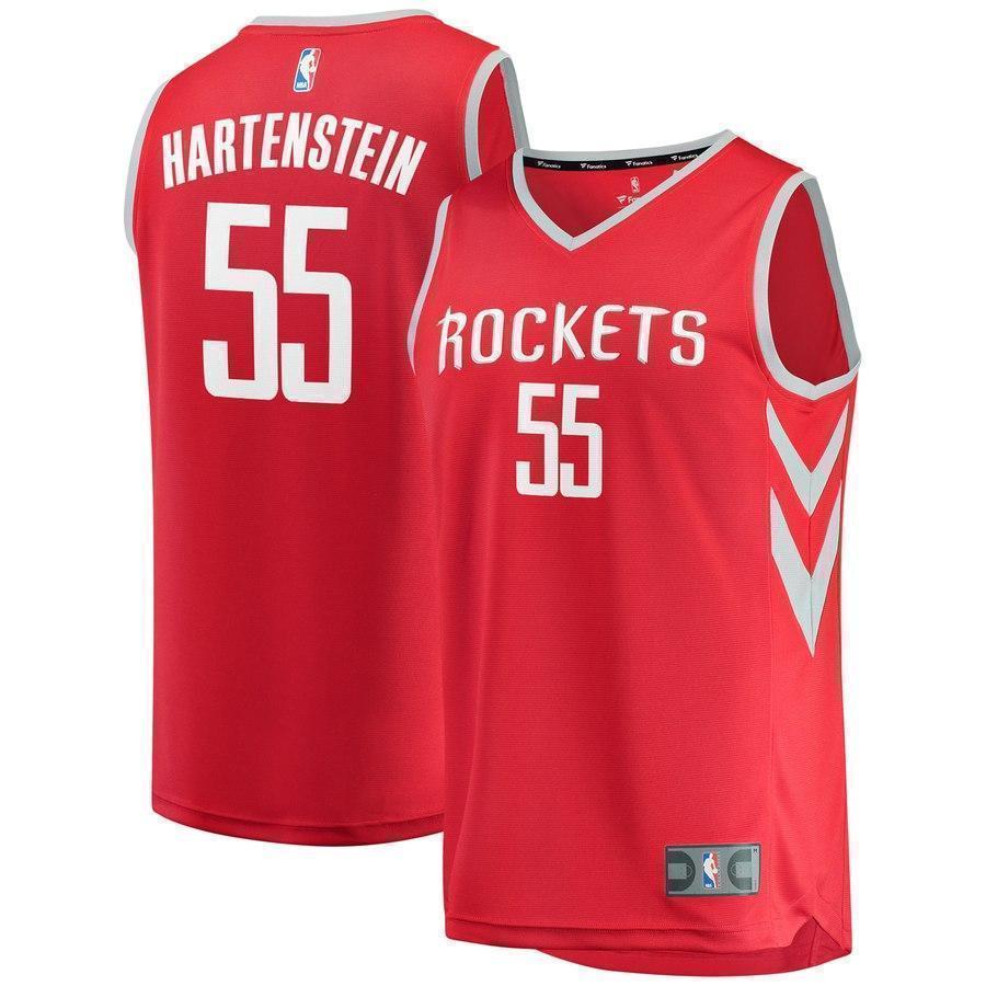 55-Isaiah Hartenstein Houston Rockets  Jersey - Icon Edition - Red