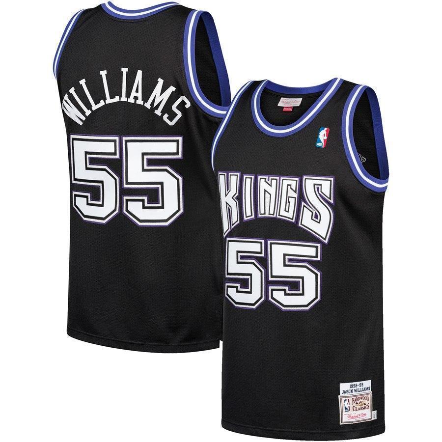 55-Jason Williams Sacramento Kings  1998-99 Hardwood Classics  - Black