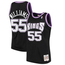 Load image into Gallery viewer, 55-Jason Williams Sacramento Kings  2000-01 Hardwood Classics Swingman Jersey - Black