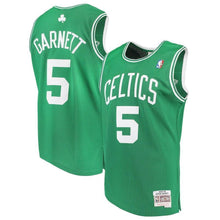 Load image into Gallery viewer, 5-Kevin Garnett Boston Celtics Hardwood Classics Swingman Jersey – Kelly Green
