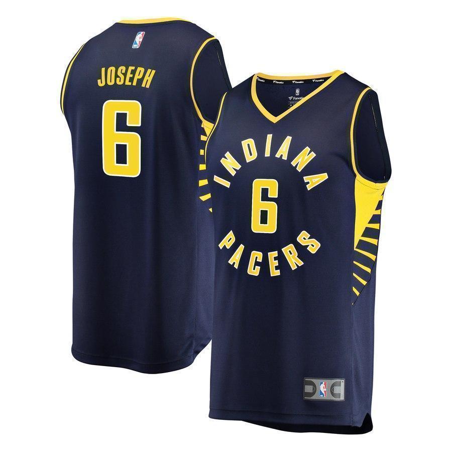 6-Cory Joseph Indiana Pacers  Jersey - Icon Edition – Navy