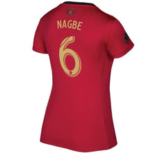 Load image into Gallery viewer, 6-Darlington Nagbe Atlanta United FC Women&#39;s 2017-18 Primary Jersey – Red-Black