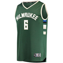Load image into Gallery viewer, 6-Eric Bledsoe Milwaukee Bucks  Player Jersey Green - Icon Edition