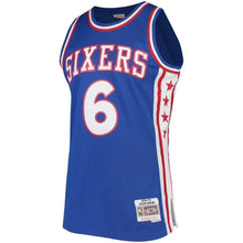 Load image into Gallery viewer, 6-Julius Erving Philadelphia 76ers Hardwood Classics Swingman Jersey - Royal