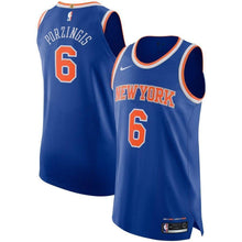 Load image into Gallery viewer, 6-Kristaps Porzingis New York Knicks Player Jersey Blue - Icon Edition