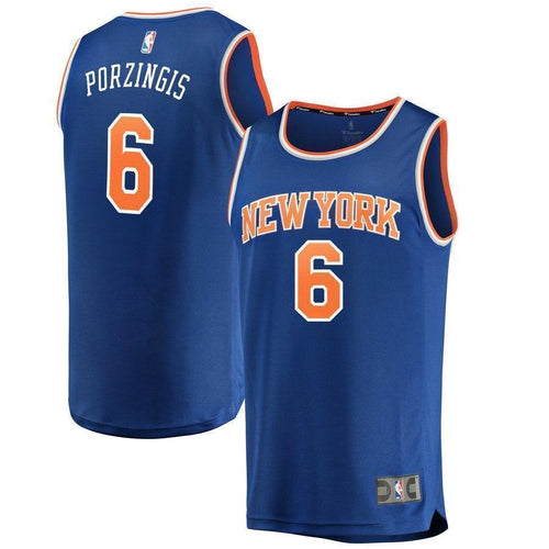 6-DeAndre Jordan New York Knicks  Jersey - Icon Edition - Royal
