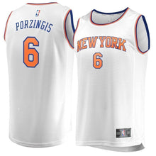 Load image into Gallery viewer, 6-Kristaps Porzingis New York Knicks Jersey White - Association Edition