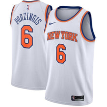 Load image into Gallery viewer, 6-Kristaps Porzingis New York Knicks Swingman Jersey White - Association Edition