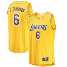 Load image into Gallery viewer, 6-Lance Stephenson Los Angeles Lakers  Jersey - Icon Edition - Gold