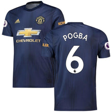 Load image into Gallery viewer, 6-Paul Pogba Manchester United 2018-19 Third Player Jersey – Navy