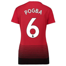 Load image into Gallery viewer, 6-Paul Pogba Manchester United Women&#39;s 18-19 Home Jersey – Red