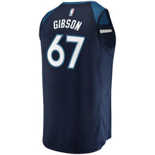 Load image into Gallery viewer, 67-Taj Gibson Minnesota Timberwolves  Jersey Green - Icon Edition – Navy