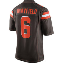 Load image into Gallery viewer, Baker Mayfield Cleveland Browns American football jersey