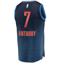 Load image into Gallery viewer, 7-Carmelo Anthony Oklahoma City Thunder  Jersey Navy - Statement Edition