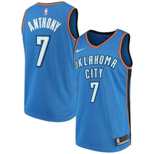 Load image into Gallery viewer, 7-Carmelo Anthony Oklahoma City Thunder  Swingman Jersey Blue - Icon Edition