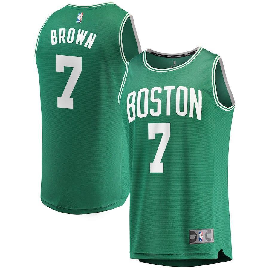 7-Jaylen Brown Boston Celtics Jersey - Green