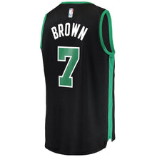 Load image into Gallery viewer, 7-Jaylen Brown Boston Celtics  Jersey - Statement Edition - Black