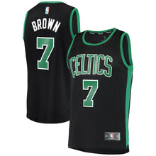 Load image into Gallery viewer, 7-Jaylen Brown Boston Celtics  Jersey - Statement Edition - Black