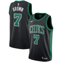 Load image into Gallery viewer, 7-Jaylen Brown Boston Celtics Swingman Jersey - Statement Edition – Black