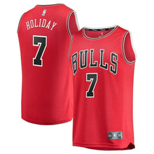Load image into Gallery viewer, 7-Justin Holiday Chicago Bulls Jersey Red - Icon Edition