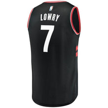 Load image into Gallery viewer, 7-Kyle Lowry Toronto Raptors  Jersey Black - Statement Edition