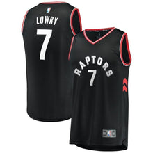 Load image into Gallery viewer, 7-Kyle Lowry Toronto Raptors  Jersey Black - Statement Edition