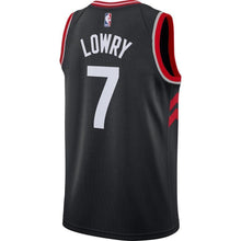 Load image into Gallery viewer, 7-Kyle Lowry Toronto Raptors Swingman Jersey - Statement Edition – Black