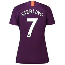 Load image into Gallery viewer, 7-Raheem Sterling Manchester City Women&#39;s 2018-19 Third Stadium Player Jersey – Purple