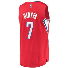 Load image into Gallery viewer, 7-Sam Dekker LA Clippers Swingman Team Jersey - Red