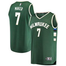 Load image into Gallery viewer, 7-Thon Maker Milwaukee Bucks  Jersey Green - Icon Edition