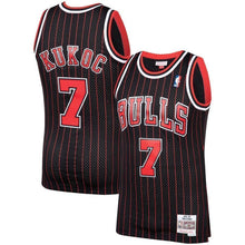 Load image into Gallery viewer, 7-Toni Kukoc Chicago Bulls  Hardwood Classics Swingman Jersey – Black