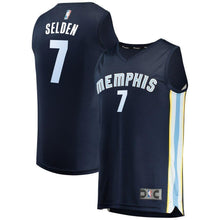 Load image into Gallery viewer, 7-Wayne Selden Memphis Grizzlies  Jersey - Icon Edition – Navy
