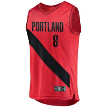Load image into Gallery viewer, 8-Al-Farouq Aminu Portland Trail Blazers  Jersey - Statement Edition - Red