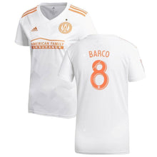 Load image into Gallery viewer, 8-Ezequiel Barco Atlanta United FC Women&#39;s King Peach Player Jersey – White