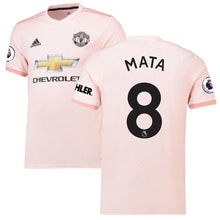 Load image into Gallery viewer, 8-Juan Mata Manchester United 2018-19 Away Player Jersey – Coral