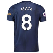 Load image into Gallery viewer, 8-Juan Mata Manchester United 2018-19 Third Player Jersey – Navy