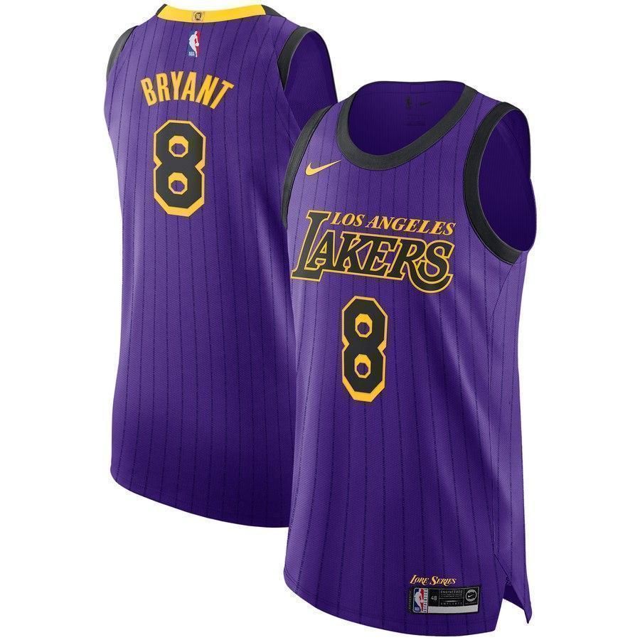8-Kobe Bryant #8 Los Angeles Lakers VaporKnit  – City Edition