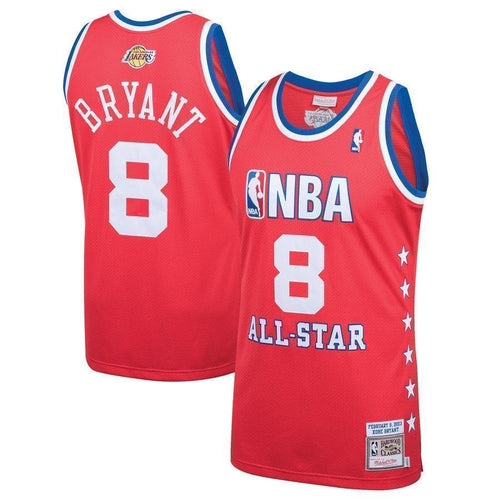 8-Kobe Bryant Western Conference  All-Star Hardwood Classics  – Red