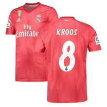 Load image into Gallery viewer, 8-Toni Kroos Real Madrid 2018-19 Third Player Jersey – Red