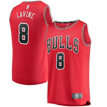 Load image into Gallery viewer, 8-Zach LaVine Chicago Bulls  Jersey Red - Icon Edition