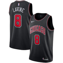 Load image into Gallery viewer, 8-Zach LaVine Chicago Bulls  Swingman Jersey - Statement Edition – Black