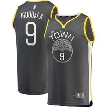 Load image into Gallery viewer, 9-Andre Iguodala Golden State Warriors Jersey Charcoal - Statement Edition