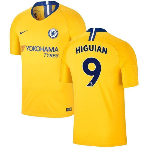 9-Gonzalo Higuain Chelsea 2018-19 Away Vapor Match Player Jersey - Yellow