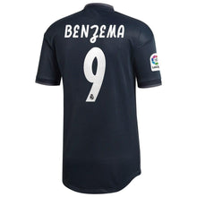 Load image into Gallery viewer, 9-Karim Benzema Real Madrid 2018-19 Away Player Jersey – Gray