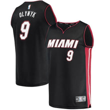 Load image into Gallery viewer, 9-Kelly Olynyk Miami Heat  Jersey Black - Icon Edition