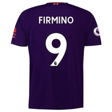 Load image into Gallery viewer, 9-Roberto Firmino Liverpool New Balance 2018-19 Away Player Jersey – Purple
